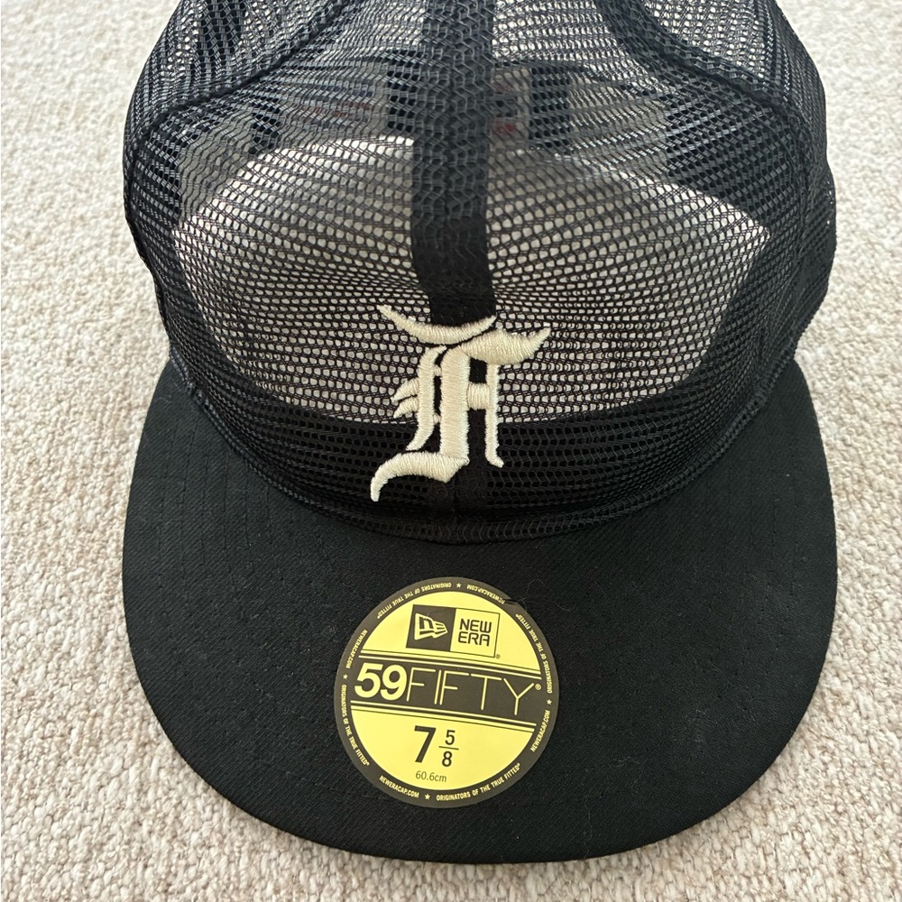 Fear of God Black Mesh Cap